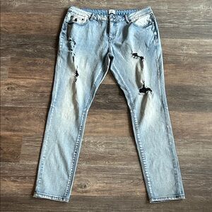 Men’s Kuwalla Tee Distressed Light Blue Men's Jeans Sz 36 NWT